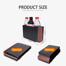 929 Car Foldable Hanging Trash Can Storage Bin with Small Table (Black)