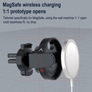 MagSafe Magnetic Car Wireless Charging Holder Air Putlet Mobile Phone Navigation Bracket For iPhone 12 Series(Red)