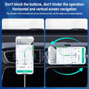 MagSafe Magnetic Car Wireless Charging Holder Air Putlet Mobile Phone Navigation Bracket For iPhone 12 Series(Red)
