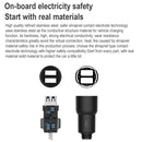 Original Xiaomi Youpin ROIDMI BFQ04RM Dual USB Car Charger Bluetooth 4.2 Audio Transmitter (White)