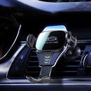 Car Air Outlet Induction Gravity Phone Wireless Charging Holder(Black)