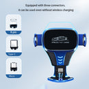 Car Air Outlet Induction Gravity Phone Wireless Charging Holder(Blue)