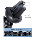 Car Air Outlet Induction Gravity Phone Wireless Charging Holder(Silver)