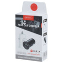 TE-339PD 3.1A PD USB-C / Type-C + USB Interface Mini Fast Charging Car Charger(White)