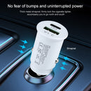 TE-339PD 3.1A PD USB-C / Type-C + USB Interface Mini Fast Charging Car Charger(White)