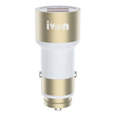 IVON CC33 36W 6A Dual QC 3.0 USB Full Metal Car Charger