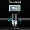 IVON CC43 45W PD 3.0 Dual USB-C / Type-C + QC 3.0 USB Port Square Car Charger