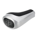 Car 5-speed Matte Silver Gear Shift Lever Knob for BMW