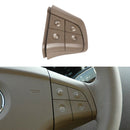 Car Right Side 4-button Steering Wheel Switch Buttons Panel 1648200110 for Mercedes-Benz W164, Left Driving (Coffee)