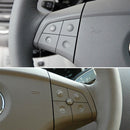 Car Right Side 4-button Steering Wheel Switch Buttons Panel 1648200110 for Mercedes-Benz W164, Left Driving (Coffee)