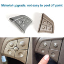 Car Left Side 4-button Steering Wheel Switch Buttons Panel 1648200010 for Mercedes-Benz W164, Left Driving (Black)