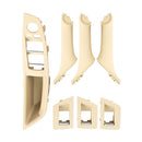 Car Imported Version Inside Doors Handle Pull Trim Cover 5141 7225 873 for BMW F10 F18, Left Driving (Beige)