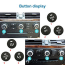 Car Air Conditioner Panel Switch Button MAX Snow Key 6131 9250 196-1 for BMW E60 2003-2010, Left Driving