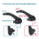 Car Front Right Inside Doors Handle Pull Trim Cover for Mercedes-Benz C-class W203 -2007, Left Driving (Black)