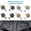 1 Pair Car Steering Wheel Switch Buttons Panel for Mercedes-Benz W204 2007-2014, Left Driving(Beige)
