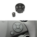 Car Right Side Steering Wheel Switch Buttons Panel for Mercedes-Benz W204 2007-2014, Left Driving(Black)