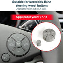 Car Right Side Steering Wheel Switch Buttons Panel for Mercedes-Benz W204 2007-2014, Left Driving(Black)