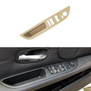 Car Left Front Door Window Lift Switch Trim Panel 51416983705 for BMW E60 2008-2010, Left Driving Standard Version (Beige)