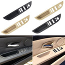Car Left Front Door Window Lift Switch Trim Panel 51416983705 for BMW E60 2008-2010, Left Driving Standard Version (Black)