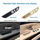 Car Left Front Door Window Lift Switch Trim Panel 51416983705 for BMW E60 2008-2010, Left Driving High Configuration Version (Black)