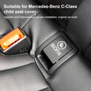 Car Rear Child ISOFIX Switch Seat Safety Cover 2059200513 for Mercedes-Benz W205 2015-2021, Left Driving (Beige)