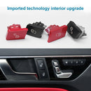 Car Left Side Door Lock Switch Buttons 2049058402 for Mercedes-Benz W204, Left Driving (Red)