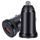 PD 20W USB-C / Type-C + QC 3.0 USB Interface Fast Charging Car Charger (Black)