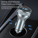 ACC-568 PD 20W USB-C / Type-C + USB Digital Display Fast Charge Car Charger (Black)