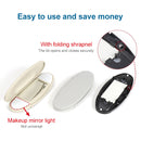 Car Sunshade Makeup Mirror Sun Visor for BMW mini R50R56, Left Driving (Grey)