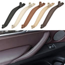Car Right Side Inside Doors Handle Pull Trim Cover for BMW X5 / X6, Left Driving (Dark Coffee)