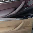 Car Right Side Inside Doors Handle Pull Trim Cover for BMW X5 / X6, Left Driving (Dark Coffee)