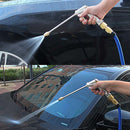 75ft 7.5m Telescopic Soft Tube Household Car High PressureWash Water Gun Spayer Nozzle Garden Irrigation Set (Red)