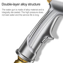 75ft 7.5m Telescopic Soft Tube Household Car High PressureWash Water Gun Spayer Nozzle Garden Irrigation Set (Red)