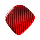 3 in 1 Carbon Fiber Car Gear Panel Sticker Kits B for Chevrolet Corvette C5 1998-2004, Left Drive (Red)