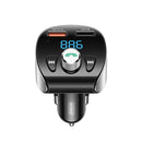 JOYROOM JR-CL02 Shadow Series Car Bluetooth MP3 Player Car Kit, Support TF Card & U Disk & Bluetooth Calling & QC3.0 Flash Charging