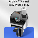 JOYROOM JR-CL02 Shadow Series Car Bluetooth MP3 Player Car Kit, Support TF Card & U Disk & Bluetooth Calling & QC3.0 Flash Charging