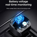 JOYROOM JR-CL02 Shadow Series Car Bluetooth MP3 Player Car Kit, Support TF Card & U Disk & Bluetooth Calling & QC3.0 Flash Charging
