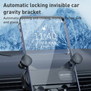 WK WA-S52 K Captain Invisible Car Gravity Phone Holder(Black)