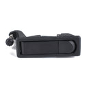 Black Zinc Alloy Adjustable Lever Hand Operated Compression Latch with Raised Trigger for RV / Trailer, Non-Locking