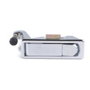 Silver Zinc Alloy Adjustable Lever Hand Operated Compression Latch with Raised Trigger for RV / Trailer, Non-Locking