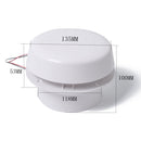 Mushroom Shape 12V White Volt RV Roof Mute Air Vent Fan Camper Travel Trailer