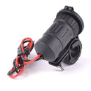 Motorcycle Cigarette Lighter Socket Car Charger Socket GPS Socket with Waterproof Cover