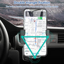 Car Automatic Wireless 10W Fast Charge Car Phone Holder with Voice Broadcast