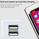 Electromobile Phone Charger USB Converter Plug Current: 2.1A (Black)