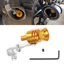 Universal Aluminum Turbo Sound Exhaust Muffler Pipe Whistle Car / Motorcycle Simulator Whistler, Size: L, Outside Diameter: 30mm(Gold)