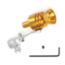 Universal Aluminum Turbo Sound Exhaust Muffler Pipe Whistle Car / Motorcycle Simulator Whistler, Size: L, Outside Diameter: 30mm(Gold)