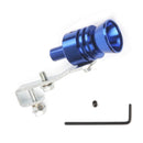 Universal Aluminum Turbo Sound Exhaust Muffler Pipe Whistle Car / Motorcycle Simulator Whistler, Size: L, Outside Diameter: 30mm(Blue)