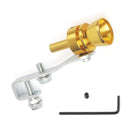 Universal Aluminum Turbo Sound Exhaust Muffler Pipe Whistle Car / Motorcycle Simulator Whistler, Size: M, Outside Diameter: 23mm(Gold)