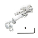 Universal Aluminum Turbo Sound Exhaust Muffler Pipe Whistle Car / Motorcycle Simulator Whistler, Size: M, Outside Diameter: 23mm(Silver)