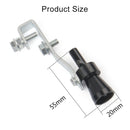 Universal Aluminum Turbo Sound Exhaust Muffler Pipe Whistle Car / Motorcycle Simulator Whistler, Size: S, Outside Diameter: 20mm(Silver)